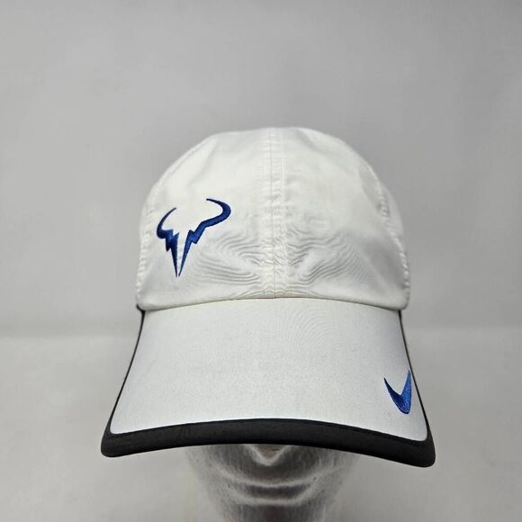 Nike Other - NIKE RAFA BULL DRI-FIT RAFAEL NADAL ADJUSTABLE HAT CAP TENNIS MEN WOMEN WHITE